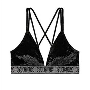 Velvet Triangle Bralette